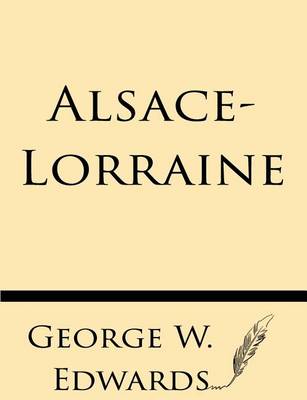 Book cover for Alsace-Lorraine