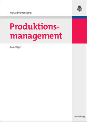 Book cover for Produktionsmanagement