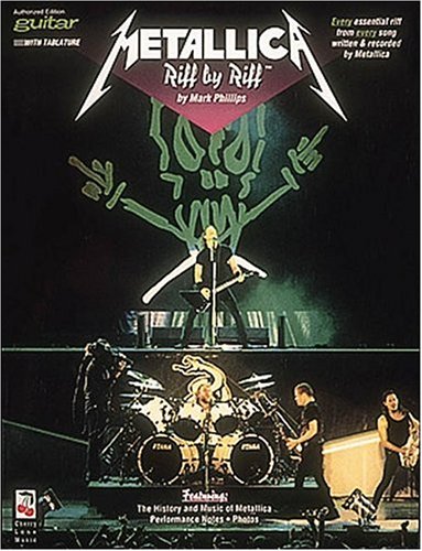 Book cover for Metallica - Riff by Riff - Guitar