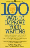 Book cover for Provost Gary : 100 Ways to Improve Your Writing