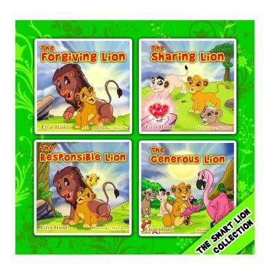 Book cover for " The Smart Lion Collection ", ( Illustrated Picture Book for ages 3-8. Teaches your kid important values (Beginner readers) (Bedtime story)