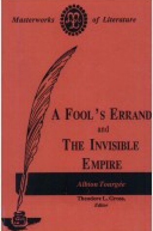 Cover of A Fool's Errand and An Invisible Empire