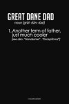 Book cover for Great Dane Dad Definition