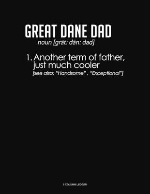 Book cover for Great Dane Dad Definition