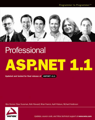 Book cover for Professional ASP.NET 1.1