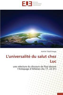 Cover of L'Universalit  Du Salut Chez Luc