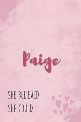 Book cover for Paige She Believe She Could