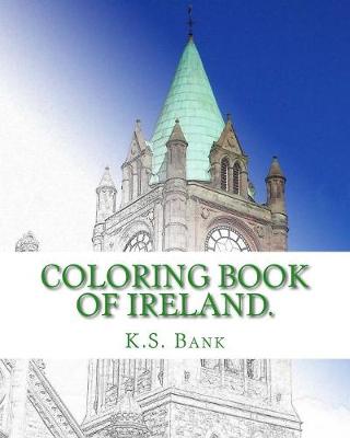 Book cover for Coloring Book of Ireland.