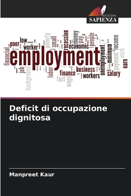 Book cover for Deficit di occupazione dignitosa