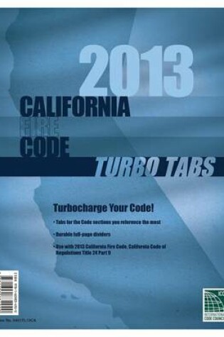 Cover of Turbo Tabs: 2013 CA Fire Codetitle 24 Part 9