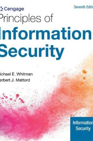 Cover of Mindtap for Whitman/Mattord's Principles of Information Security, 2 Terms Printed Access Card