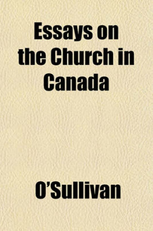 Cover of Essays on the Church in Canada