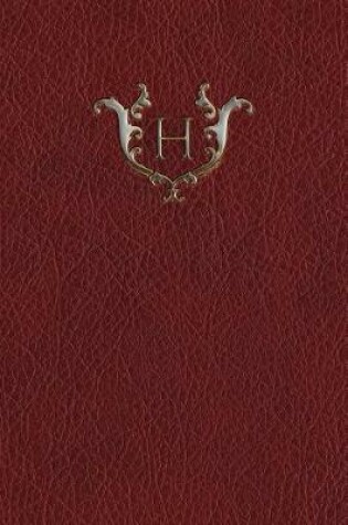 Cover of Monogram "H" Notebook