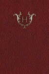 Book cover for Monogram "H" Notebook