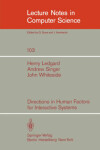 Book cover for Directions in Human Factors for Interactive Systems