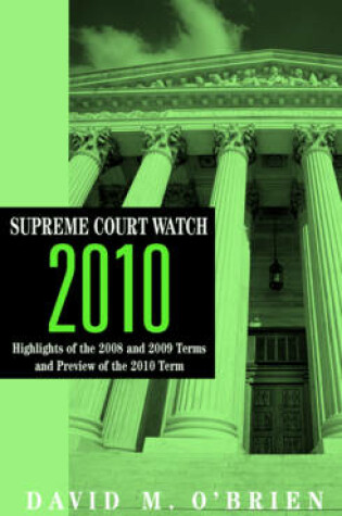 Cover of Supreme Court Watch 2010
