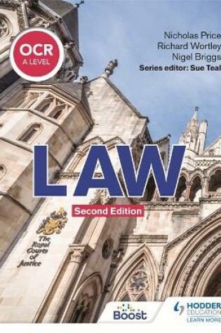 Cover of OCR A Level Law Second Edition