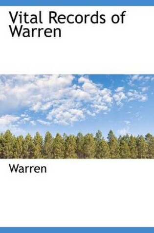 Cover of Vital Records of Warren