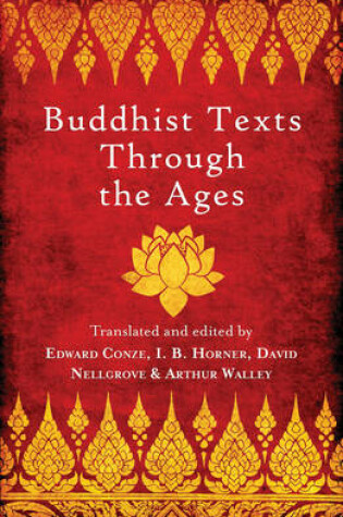 Cover of Buddhist Texts Through the Ages