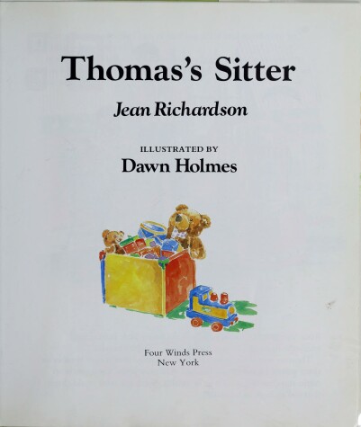 Book cover for Thomas's Sitter