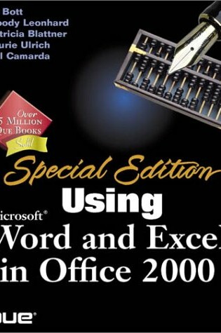 Cover of Using Microsoft Word and Excel in Office 2000