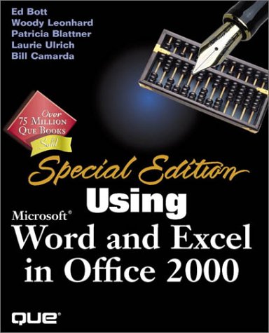 Cover of Using Microsoft Word and Excel in Office 2000