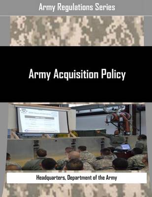 Book cover for Army Acquisition Policy