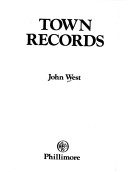Book cover for Town Records