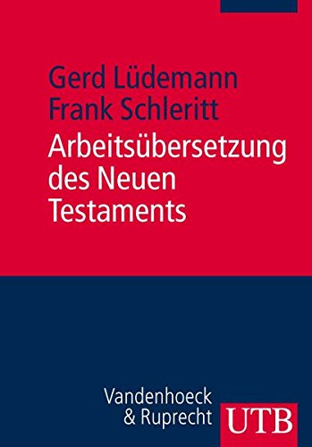 Book cover for Arbeitsubersetzung Des Neuen Testaments