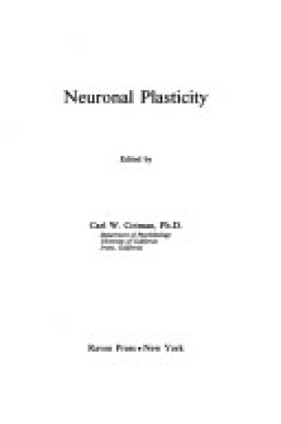 Cover of Neuronal Plasticity