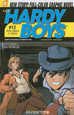 Book cover for Hardy Boys #12: Dude Ranch O' Death!
