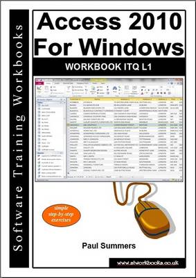 Book cover for Access 2010 for Windows Workbook Itq L1