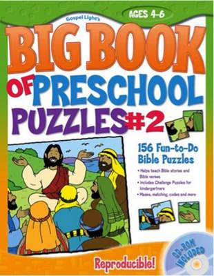 Book cover for The Big Book of Preschool Puzzles #2