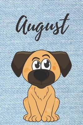 Book cover for personalisiertes Notizbuch Hunde / Malbuch / Tagebuch / Journal / DIN A5 / Geschenk August