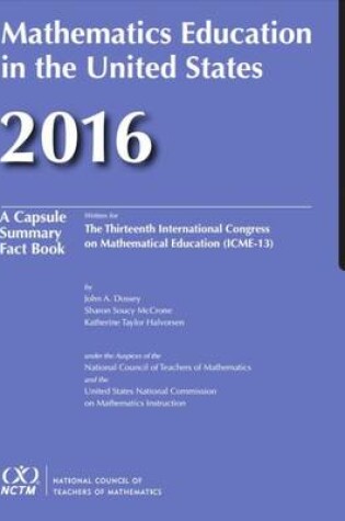 Cover of Mathematics Education in the United States 2016