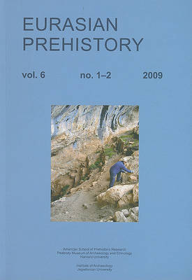 Cover of Eurasian Prehistory Volume 6 no. 1-2 (2009)
