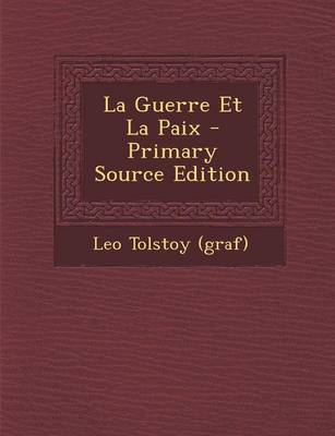 Book cover for La Guerre Et La Paix