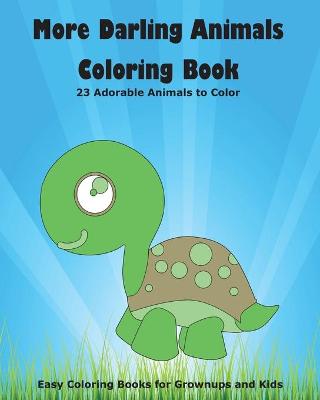 Cover of More Darling Animals Coloring Book