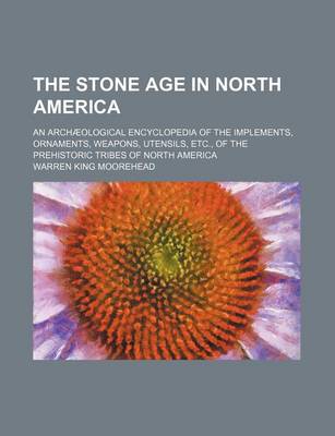 Book cover for The Stone Age in North America; An Archaeological Encyclopedia of the Implements, Ornaments, Weapons, Utensils, Etc., of the Prehistoric Tribes of North America