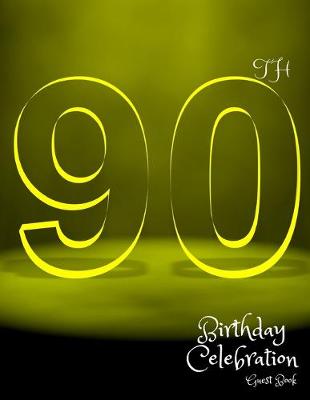 Book cover for 90th Birthday Celebration Guest Book