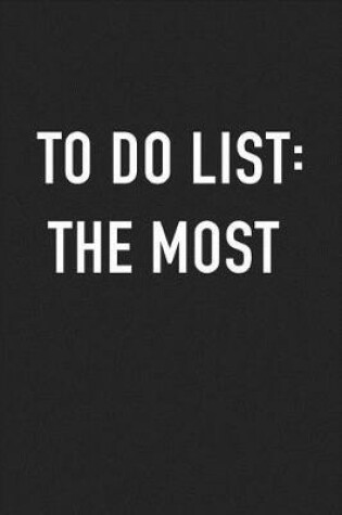 Cover of To Do List - The Most