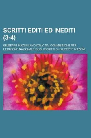 Cover of Scritti Editi Ed Inediti (3-4)