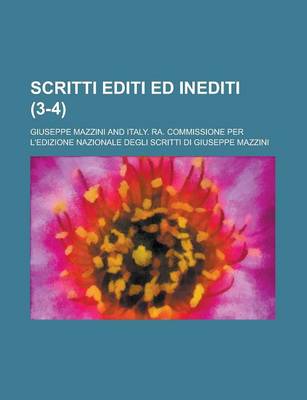 Book cover for Scritti Editi Ed Inediti (3-4)