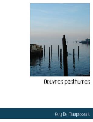 Book cover for Oeuvres Posthumes