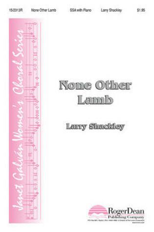 Cover of None Other Lamb