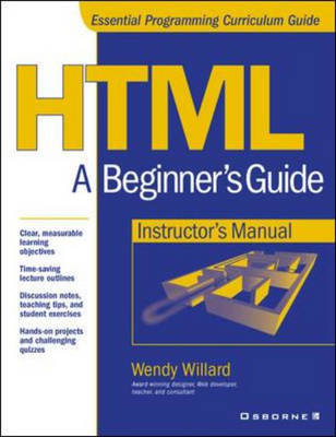 Cover of Instructor's Manual: Im Html Begineer's Gde Instructors Man