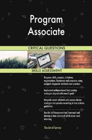 Cover of Program Associate Critical Questions Skills Assessment