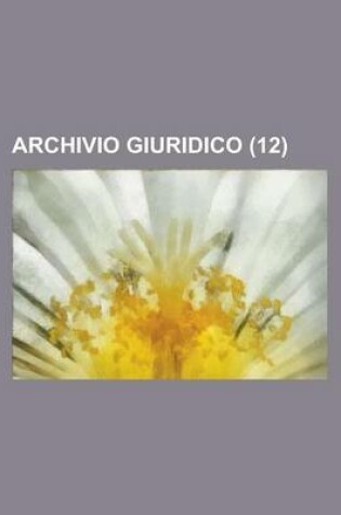 Cover of Archivio Giuridico (12)