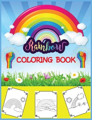 Book cover for Rainbow Coloring Book