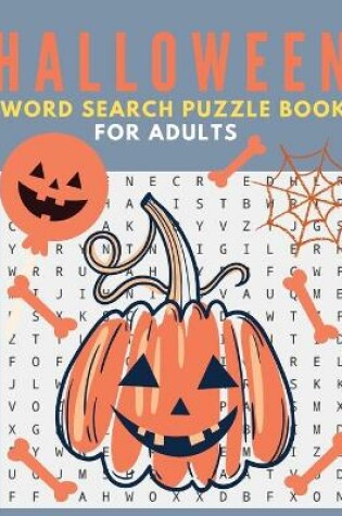 Cover of Halloween Word Search Puzzle Book For Adults
